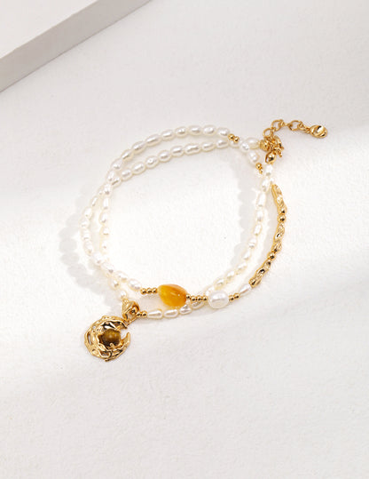 Tigerite Pearl Elegant Necklace